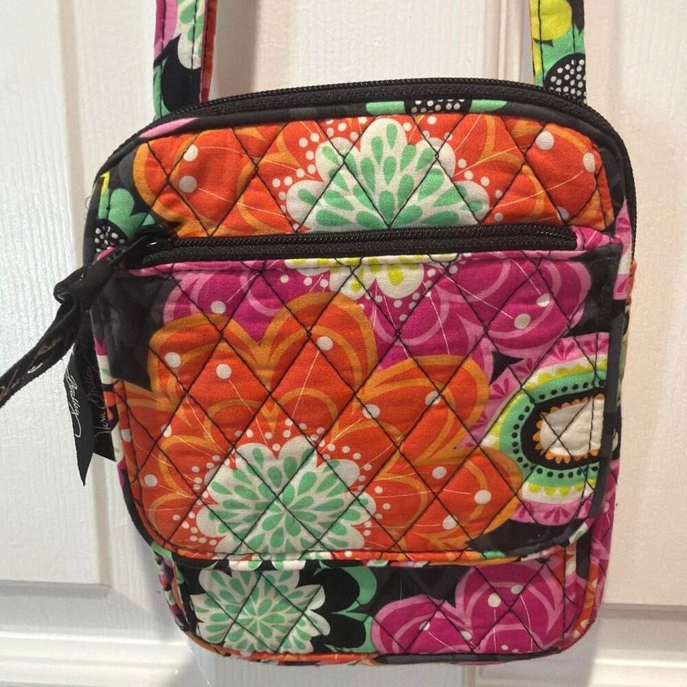 Vera-bradley Mini Hipster Crossbody Bag   in Ziggy Zinnia- Quilted Cotton